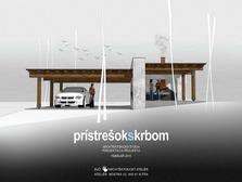 prístrešok s krbom